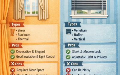 Custom Curtains and Window Shades InfoGraphic